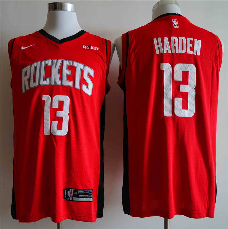 NBA Hoston Rockets #13 Harden Red Jersey