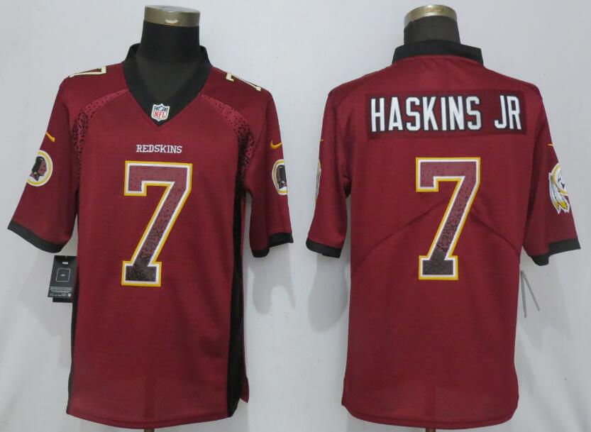 Nike Washington Redskins #7 Haskins jr Vapor Drift Fashion Jersey