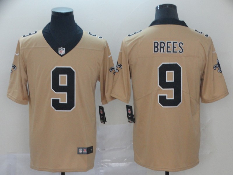 Nike New Orleans Saints #9 Brees Vapor Inverted Legend Jersey