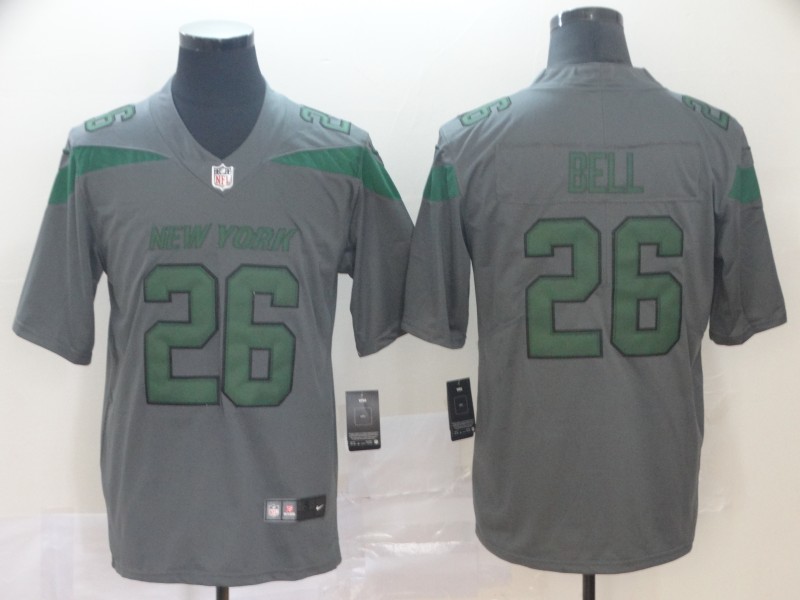Nike New York Jets #26 Bell Vapor Inverted Legend Jersey