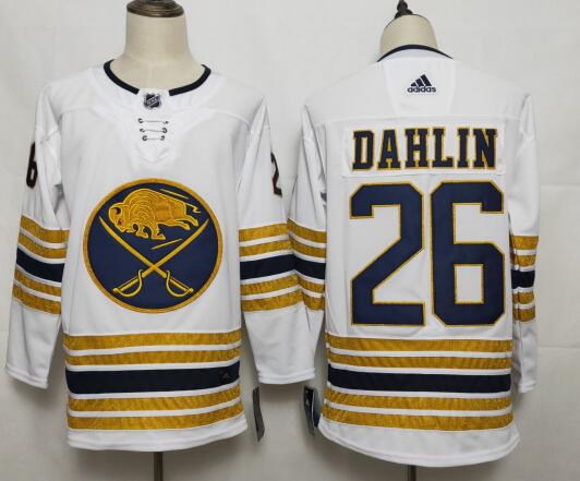 NHL Buffalo Sabres #26 Dahlin White Jersey