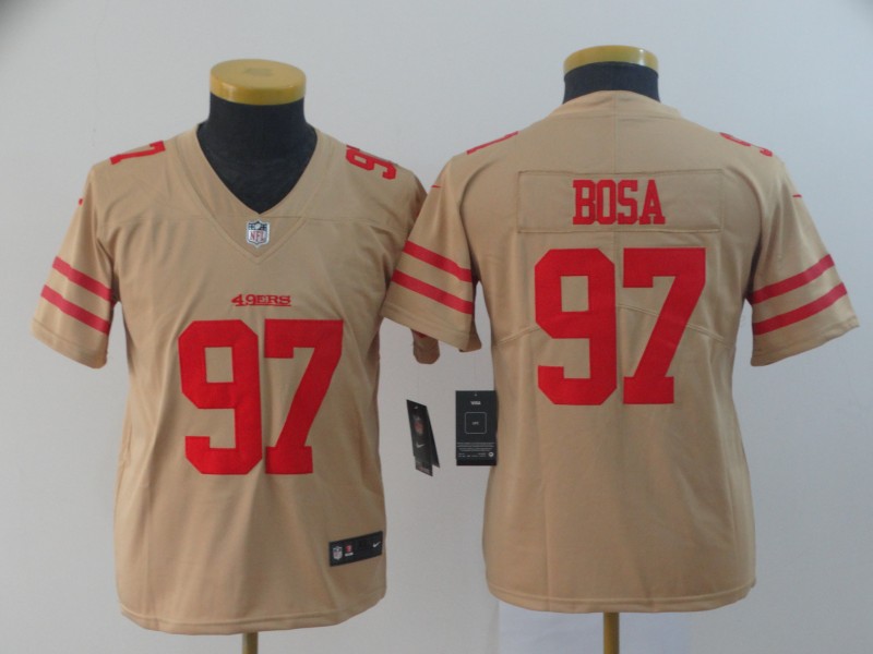Kids NFL San Francsico 49ers #97 Bosa Inverted Legend Jersey