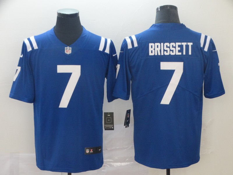 NFL Indianapolis Colts #7 Brissett Blue Vapor Limited Jersey