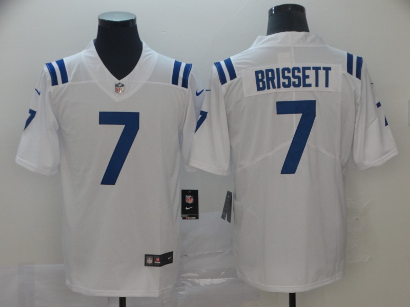 NFL Indianapolis Colts #7 Brissett White Vapor Limited Jersey