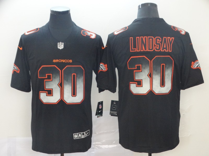 NFL Denver Broncos #30 Lindsay Smoke Fashion Limited Jersey