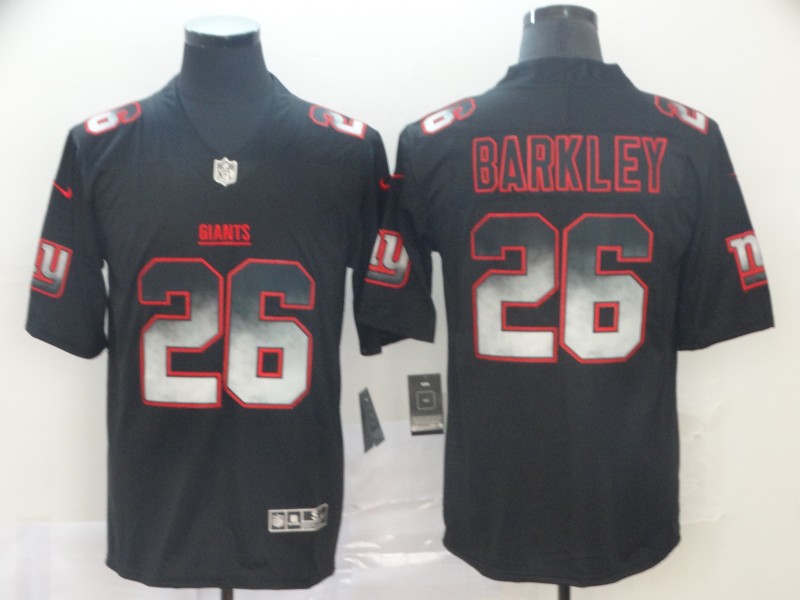 NFL New York Giants #26 Barkley Smoke Fashion Limited Jersey