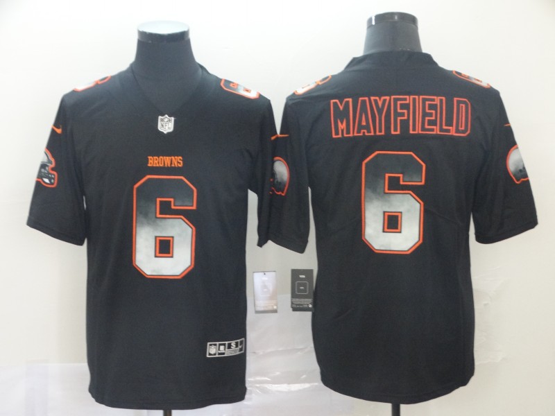 NFL Cleveland Browns #6 Mayfield Smoke Fashion Limited Jersey