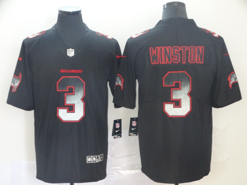 NFL Tampa Bay Buccaneers #3 Winston Smoke Fashion Limited Jersey