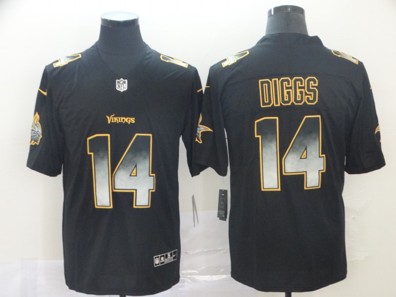 NFL Minnesota Vikings #14 Diggs Smoke Fashion Limited Jersey