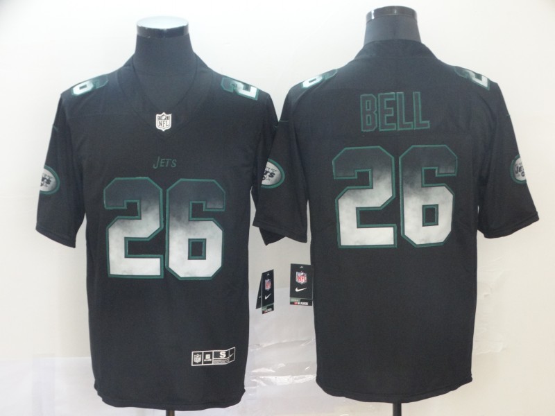 NFL New York Jets #26 Bell Smoke Fashion Limited Jersey
