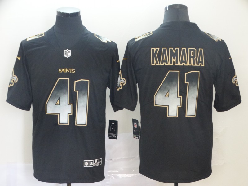 NFL New Orleans Saints #41 Kamara Smoke Fashion Limited Jersey
