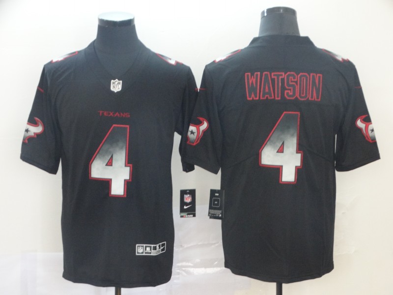 NFL Houston Texans #4 Watson Smoke Fashion Limited Jersey