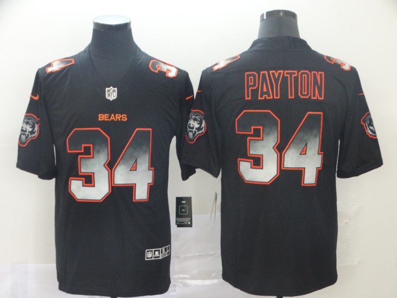 NFL Chicago Bears #34 Payton Smoke Fashion Limited Jersey