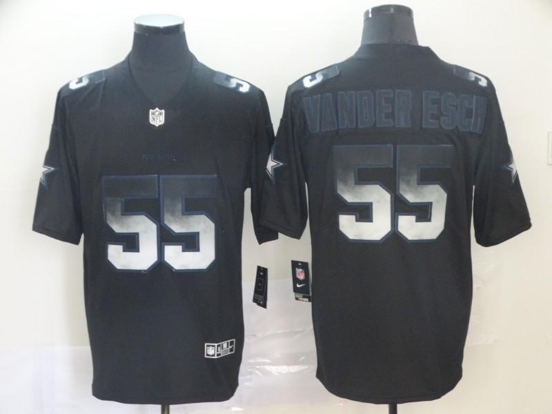 NFL Dallas Cowboys #55 Vander Esch Smoke Fashion Limited Jersey