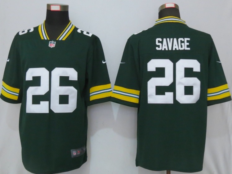 NFL Nike Green Bay Packers #26 Savage Green Vapor Limited Jersey