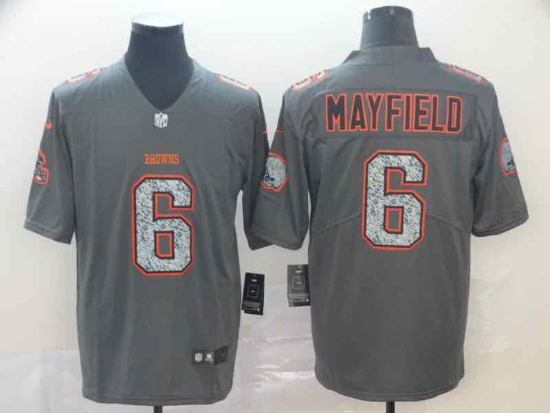 NFL Cleveland Browns #6 Mayfield Legend Fashion Grey Jersey