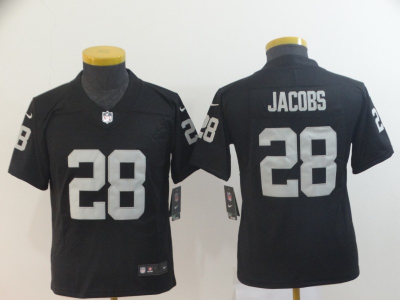 Kids NFL Dallas Cowboys #28 Jacobs Black Vapor Limited Jersey