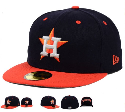 MLB Houston Astros Fitted Hats--6