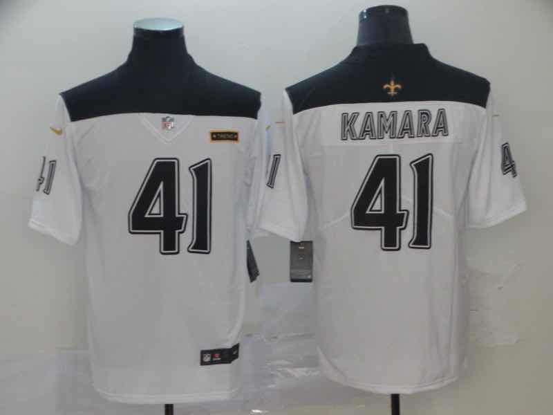 NFL New Orleans Saints #41 Kamara White Vapor City Limited Jersey