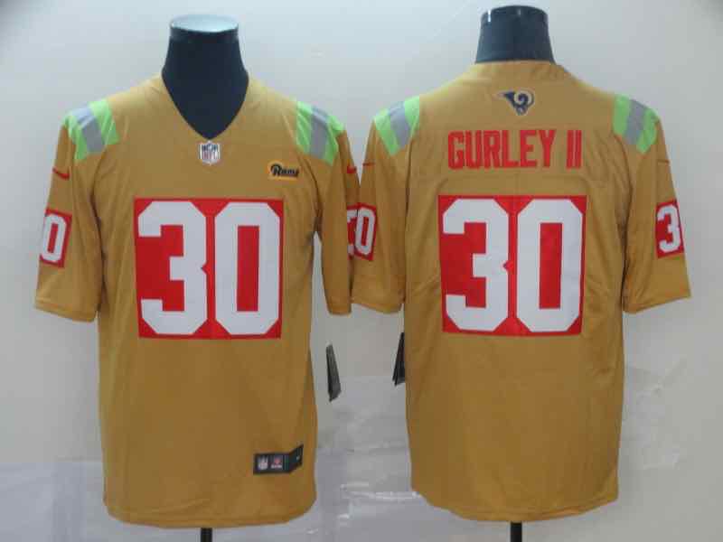 NFL Los Angeles Rams #30 Gurley II Vapor City Limited Jersey