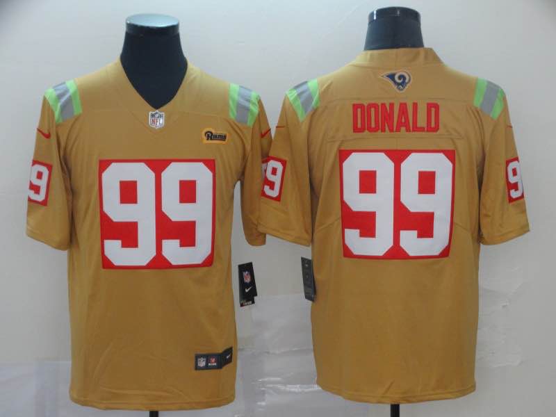 NFL Los Angeles Rams #99 Donald Vapor City Limited Jersey