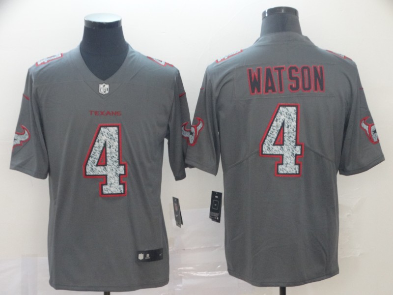 NFL Houston Texans #4 Watson Legend Grey Limited Jersey