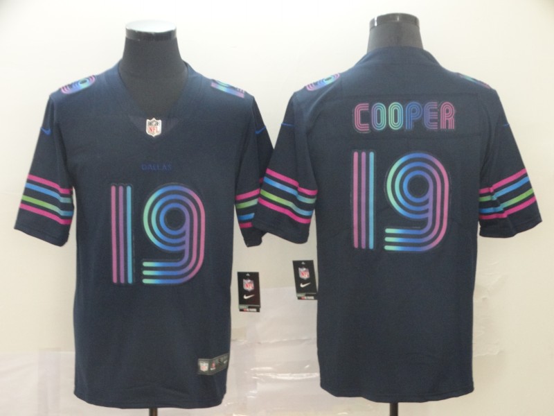 NFL Dallas Cowboys #19 Cooper Blue Vapor City Limited Jersey