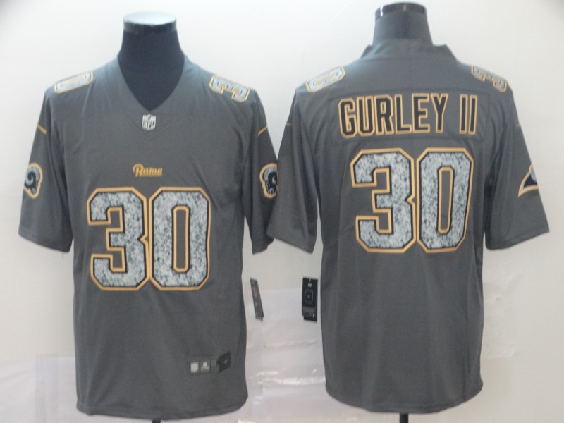 NFL Los Angeles Rams #30 Gurley II Legend Grey Limited Jersey