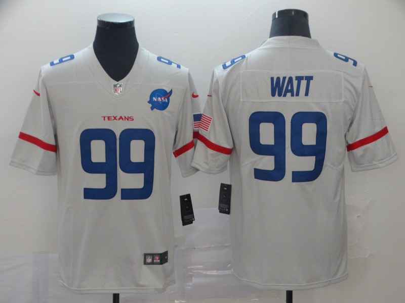 NFL Houston Texans #9 Watt White Vapor City Limited Jersey