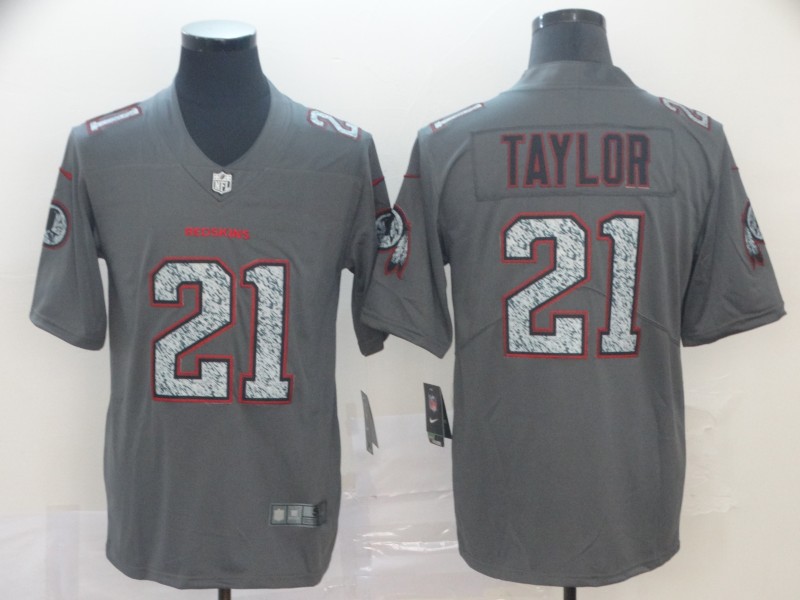 NFL Washington Redskins #21 Taylor Legend Grey Limited Jersey