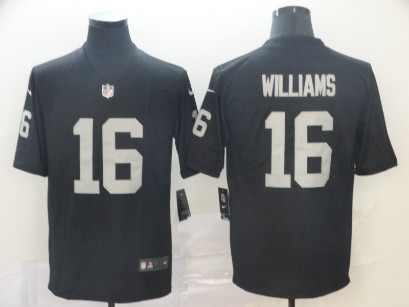 NFL Oakland Raiders #16 Williams Black Vapor Limited Jersey