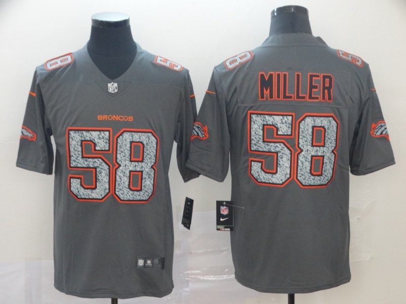 NFL Denver Broncos #58 Miller Grey Legend Limited Jersey