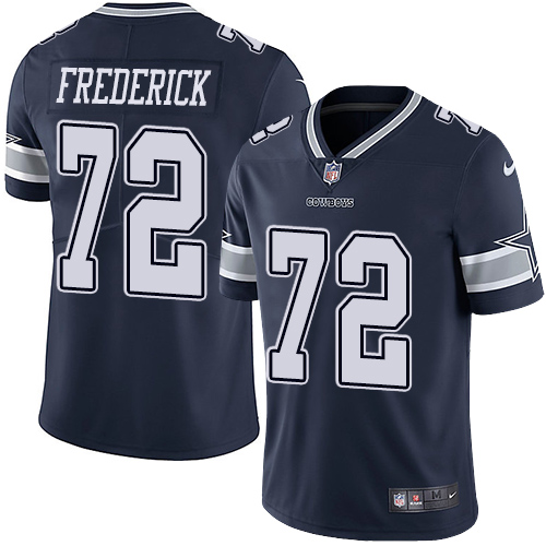 NFL Dallas Cowboys #72 Frederick Vapor Limited Blue Jersey