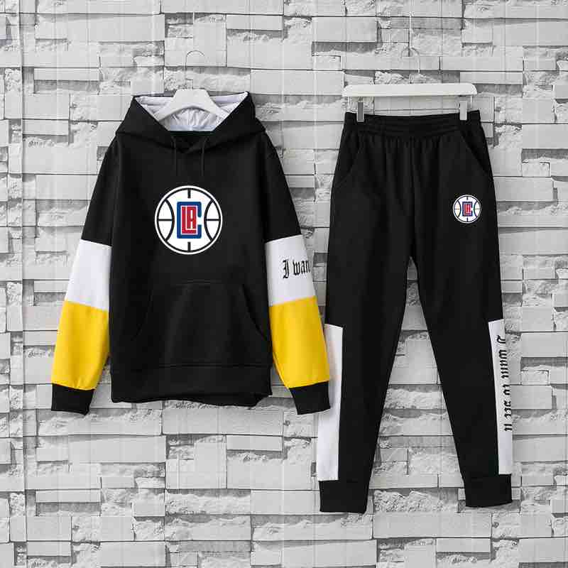 NBA Los Angeles Clippers Black Hoodie Suit