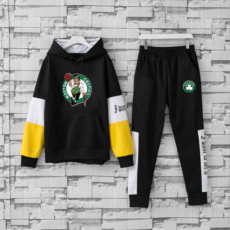 NBA Boston Celtics Black Hoodie Suit