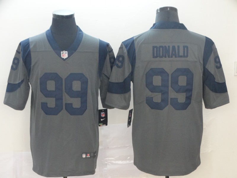 NFL Los Angeles Rams #99 Donald Inverted Limited Jersey