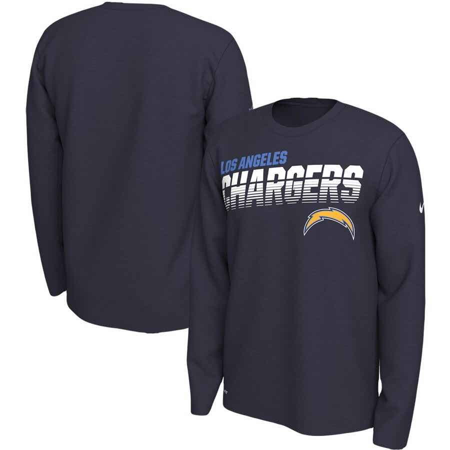 Los Angeles Chargers Nike Long Sleeve T-Shirt - Navy