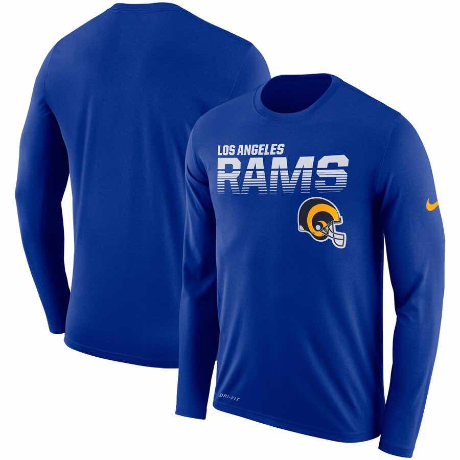 Los Angeles Rams Nike Long Sleeve T-Shirt - Royal