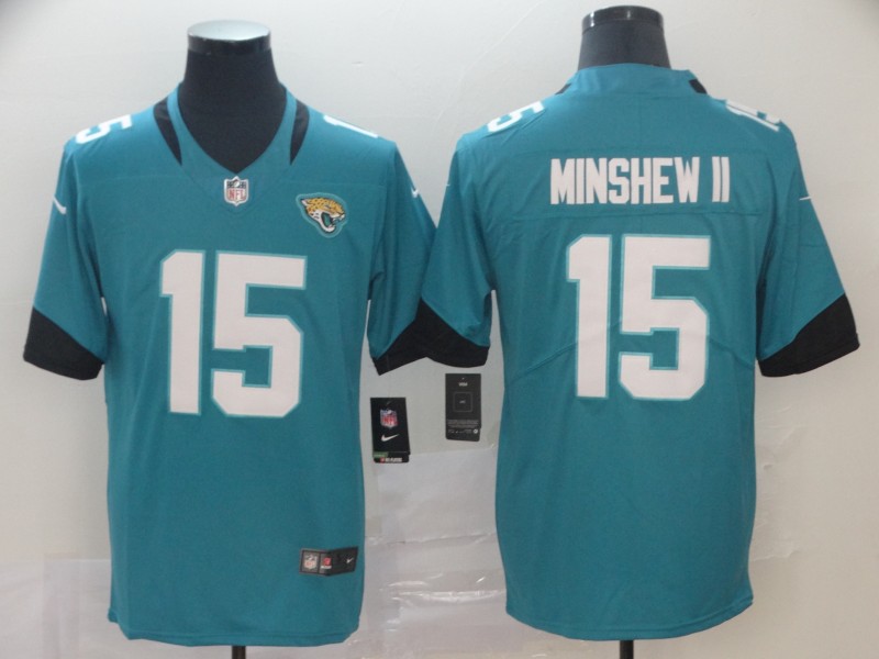 NFL Jacksonville Jaguars #15 Minshew II Vapor Limited Jersey