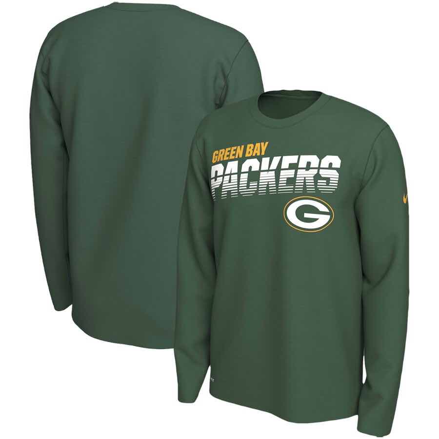 Green Bay Packers Nike Long Sleeve T-Shirt - Green