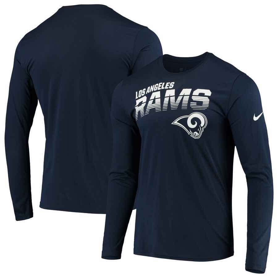 Los Angeles Rams Nike Long Sleeve T-Shirt - Navy
