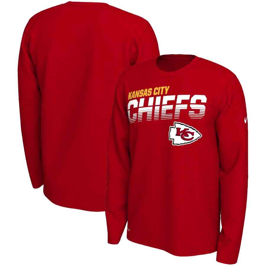 Kansas City Chiefs Nike Long Sleeve T-Shirt - Red