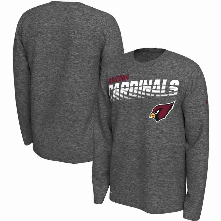 Arizona Cardinals Nike Long Sleeve T-Shirt - Gray