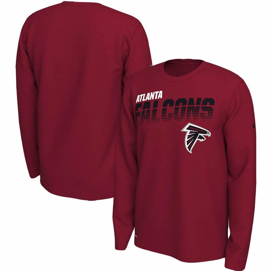 Atlanta Falcons Nike Long Sleeve T-Shirt - Red