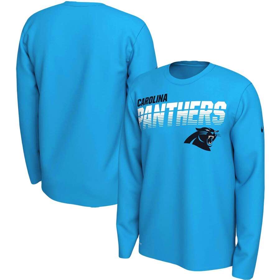Carolina Panthers Nike Long Sleeve T-Shirt - Blue
