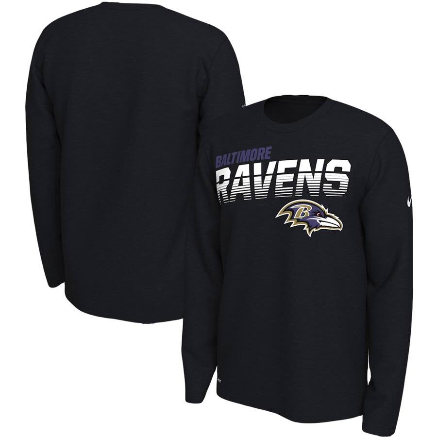 Baltimore Ravens Nike Long Sleeve T-Shirt - Black