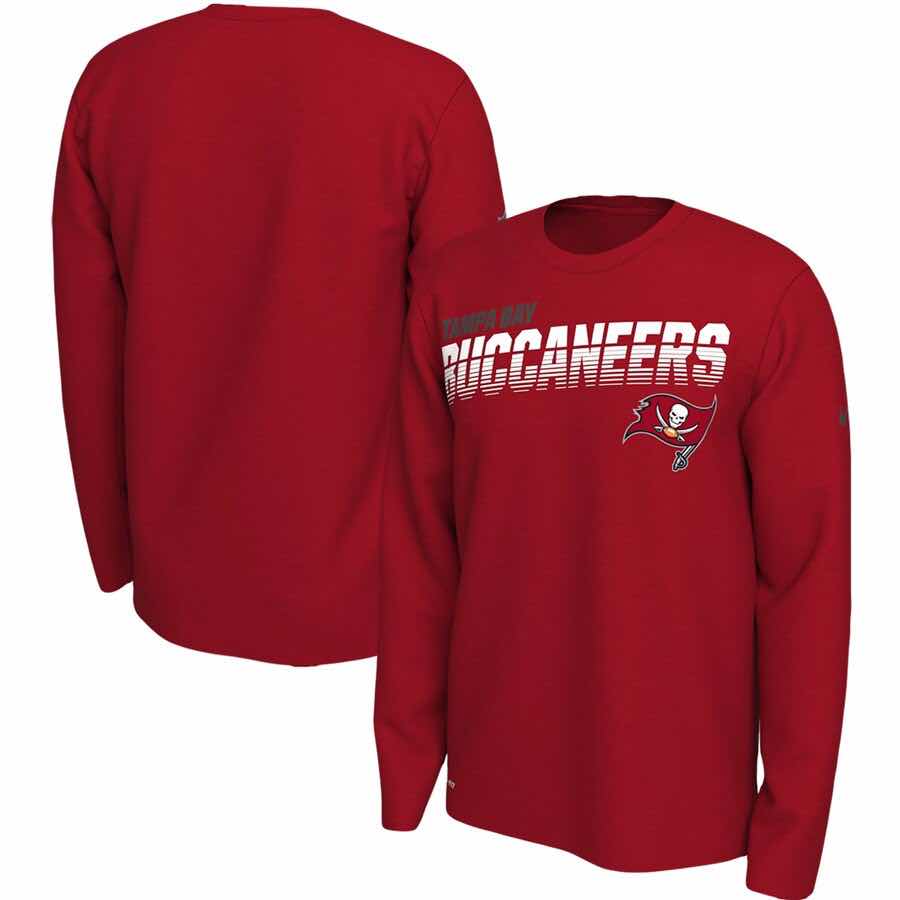 Tampa Bay Buccaneers Nike Sideline Legend Long Sleeve T-Shirt - Red