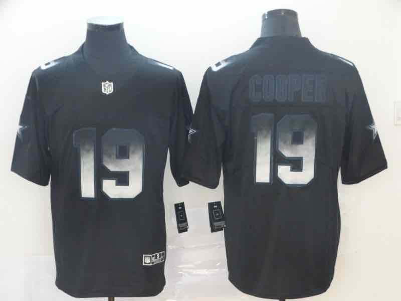 NFL Dallas Cowboys #19 Cooper Black Smoke Legend Limited Jersey