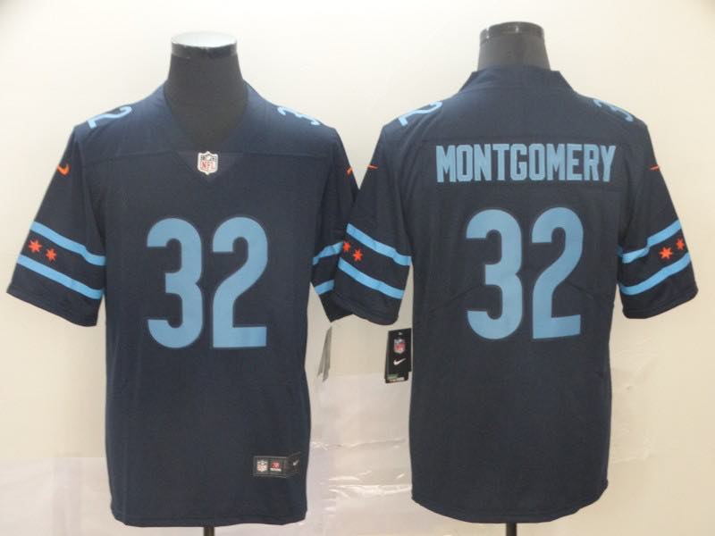 NFL Chicago Bears #34 Payton City Edition Blue Limited Jersey