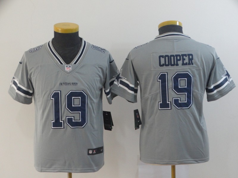 Kids NFL Dallas Cowboys #19 Cooper Inverted Limited Jersey